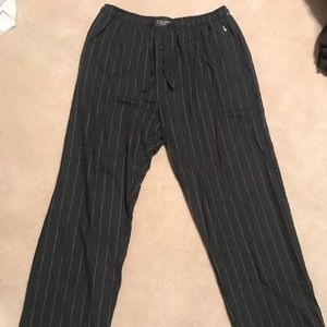 Polo by Ralph Lauren Grey Pinstripe Lounge Pants L